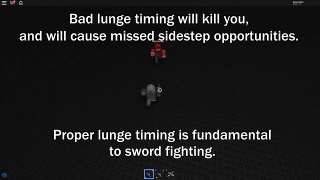 Lunge Timing - ROBLOX Sword Fighting Tutorial смотреть онлайн