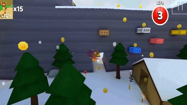 Super Bear Adventure Gameplay Walkthrough Sticker On The Head Yeti смотреть онлайн