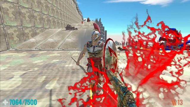 DEADLY CLIMB WITH EVERY WEAPON FPS PERSPECTIVE - Animal Revolt Battle Simulator смотреть онлайн