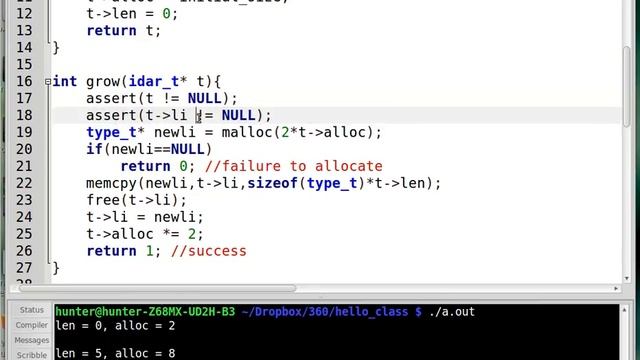 Dynamic Array with Structs! C Tutorial 17 смотреть онлайн