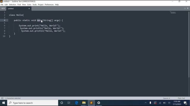 First Java Program | Java Hello World Program | Compile and Run Java Program | 4 смотреть онлайн