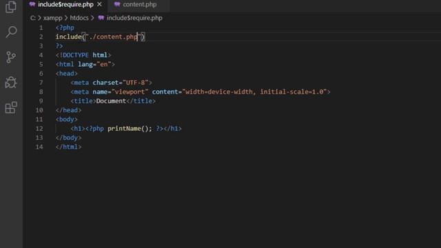 Require and Include | php 7.4 tutorial смотреть онлайн