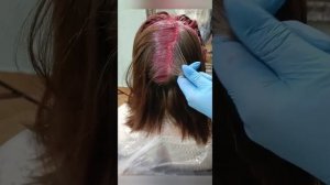 Окрашивание в один тон )как правильно наносить краситель ,как ухаживать за волосами .