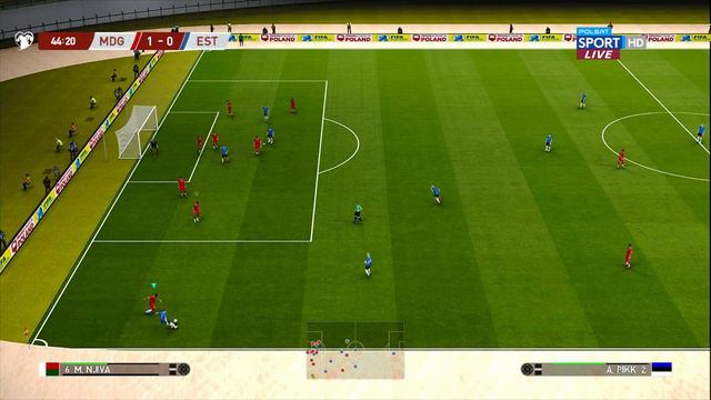 Madagascar - Estonia 3-0 Fabrizzio1985 PES 2021 All National Teams Patch SE PC смотреть онлайн