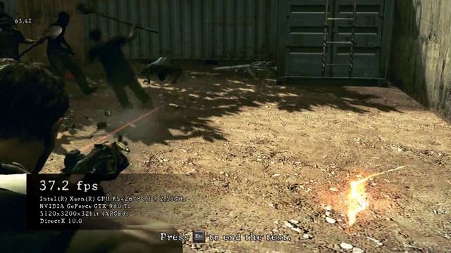 PC: 2 980ti SLI: Resident Evil 5: Variable Benchmark @ MAX + 5K + 32xs(Hybrid Anti-aliasing) смотреть онлайн