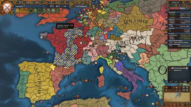 Europa Universalis 4. Прохождение за Бургундию. Часть 2 смотреть онлайн