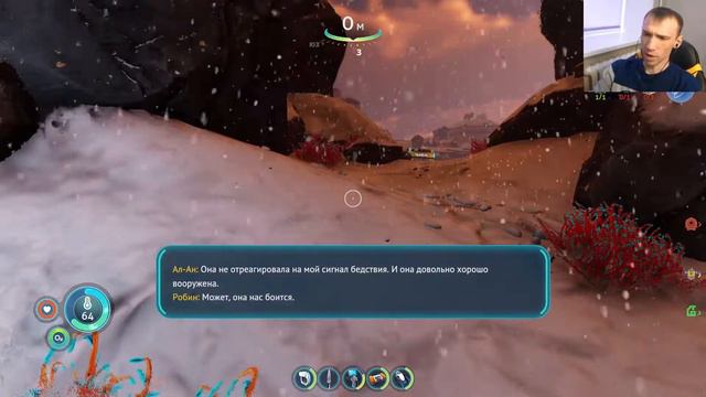 Женщина в экзокостюме на станции Дельта - Subnautica Below Zero Прохождение #8 смотреть онлайн