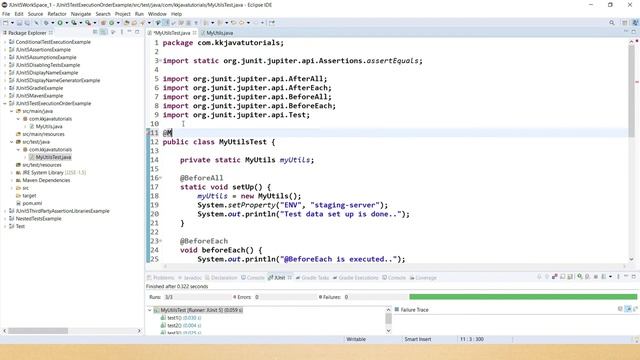 Test Execution Order || Changing the Order of Tests in JUnit5 || Test execution order in JUnit 5 смотреть онлайн