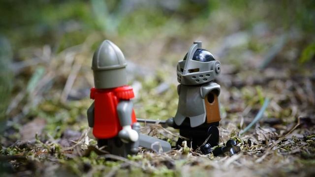 "The Black Knight" - Monty Python and the Holy Grail - Lego Stop Motion Animation смотреть онлайн