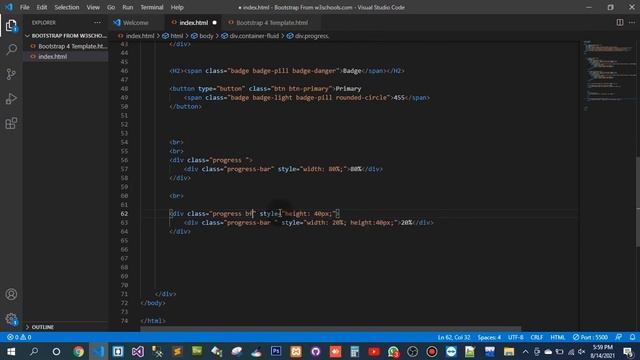 Part 2: Learning Bootstrap from w3schools.com | for complete video goto my playlist(2) смотреть онлайн