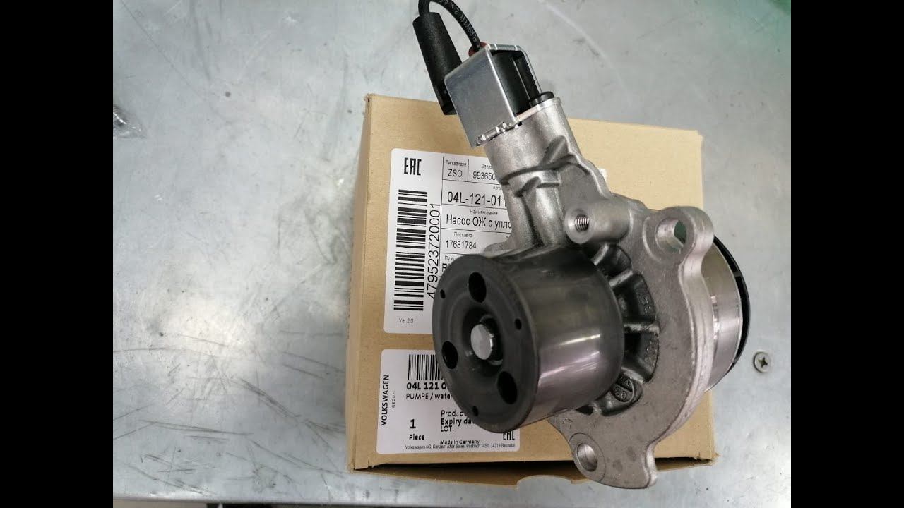 Skoda KODIAQ 2.0 TDI DBGC перегревается ДВС. Замена помпы. смотреть онлайн