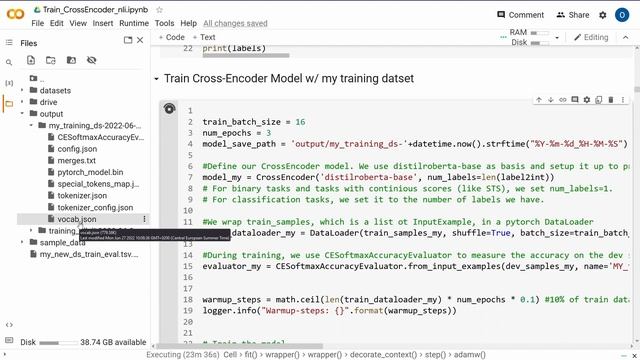 Fine-Tune SBERT on my Knowledge DOMAIN 2022 w/ CROSS-ENCODER Sentence Transformers (SBERT 36) смотреть онлайн