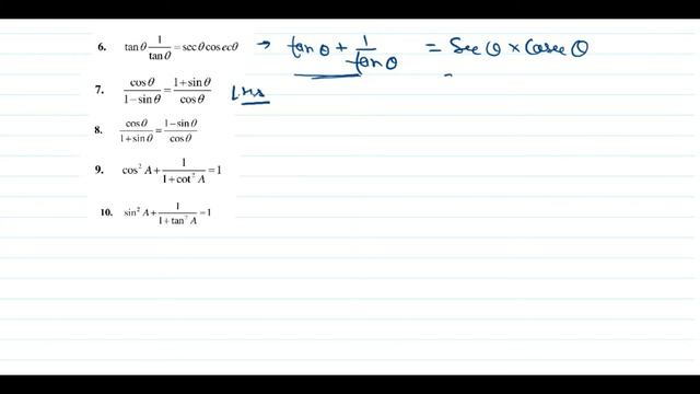 RD SHARMA ,TRIGONOMETRy, class 10, ex -6.1,q 1 to,10 смотреть онлайн