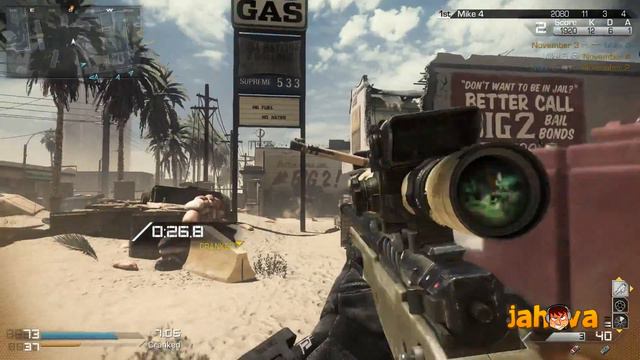 Call Of Duty: Ghosts Sniper Gameplay (COD Ghosts Quickscoping Gameplay) смотреть онлайн