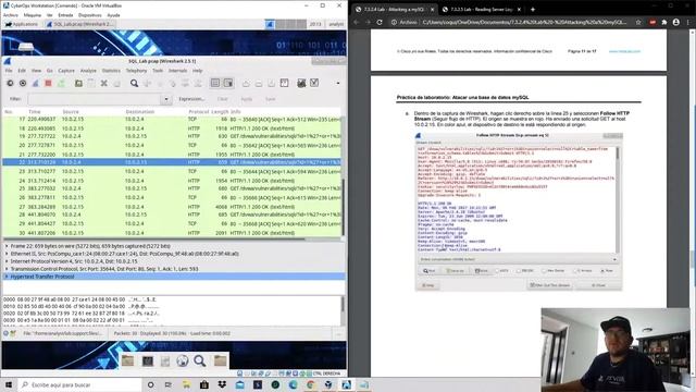 7.3.2.4 Lab - Attacking a mySQL Database смотреть онлайн