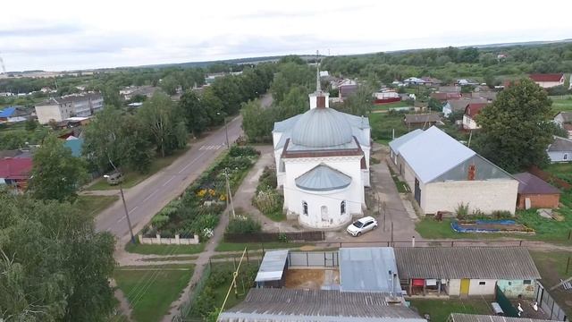 с.Бутурлино Нижегородская область . Аэросъемка смотреть онлайн
