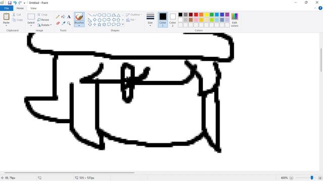 Drawing Clover from the hit game Undertale Yellow in MS Paint... смотреть онлайн