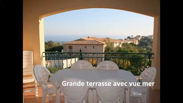 Location vacances appartement vue mer Les Issambres смотреть онлайн