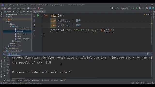 #4 Kotlin- Decimal Number in Kotlin || Kotlin Tutorials for Beginners || Kotlin Complete Playlist смотреть онлайн