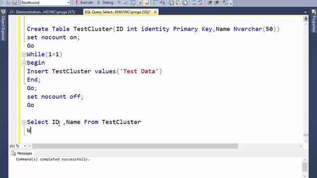 46 Cluster Index in SQL Server смотреть онлайн