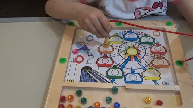 Магнитная игра - Алмазная мозаика. Обзор #Играем в настольную игру #Magnetic play set смотреть онлайн