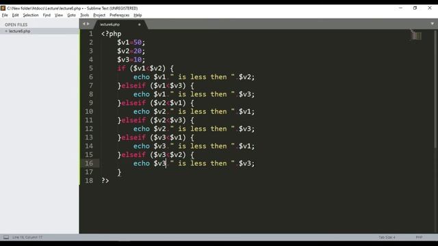 If elseif statement in PHP Latest 2020| Urdu/Hindi | Lecture 6 | PHP 7.4 смотреть онлайн