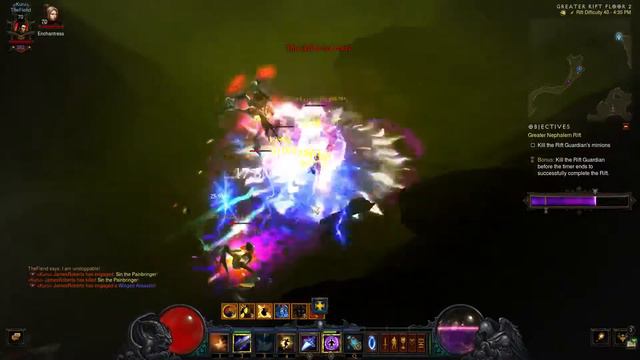 Diablo 3 | Greater Rift 40 | Season 5 Wizard Build смотреть онлайн