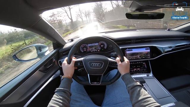 2019 AUDI A7 Sportback S Line Quattro POV Test Drive By AutoTopNL