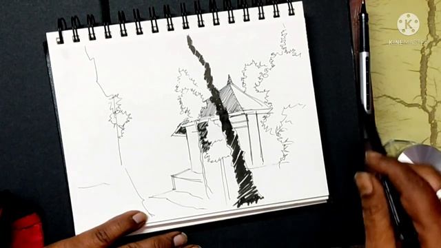 Pen Sketch Demo 2/Composition/watercolor/value sketch смотреть онлайн