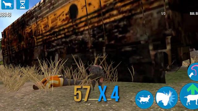 веселье козла в игре Goat Simulator Free смотреть онлайн