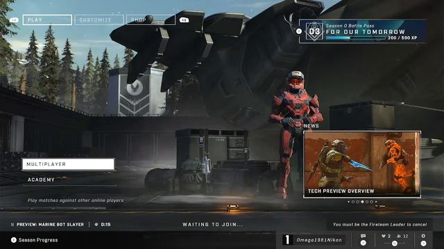 Halo: Infinite Tech Preview Day 01 - Menus & Multiplayer | The Gaming VUE смотреть онлайн