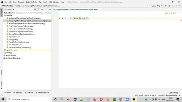 Assigning Different Values to Different Variables in a single line (Selenium Python - Session 38) смотреть онлайн