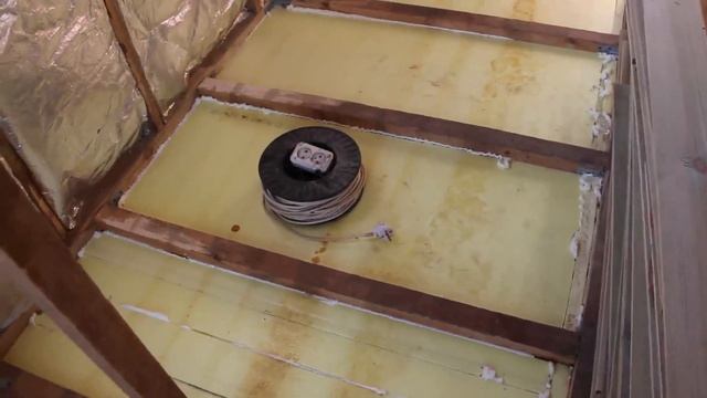Самый простой и дешёвый пол в каркасной бане. смотреть онлайн