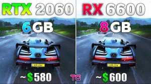 RX 6600 vs RTX 2060 Test in 10 Games l 1080p