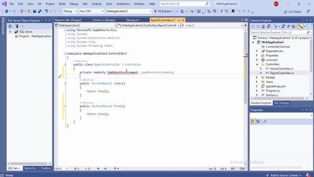 Create RDLC Report in ASP.NET Core application смотреть онлайн