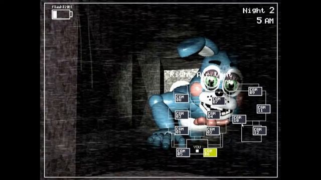 Прохождение игры "FNaF 2" часть 2 [ночь 2-3 скример олд чики и мини игра] смотреть онлайн