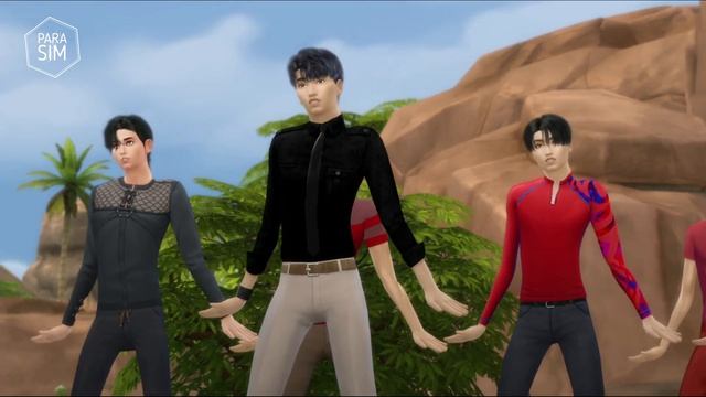 EXO 엑소 '전야' (前夜) (The Eve) Dance&Sing Animation MV | The Sims 4 version смотреть онлайн