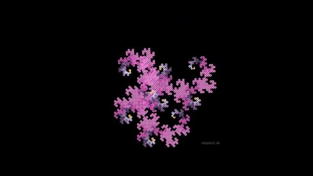 Dragon Fractal Dragon Curve animation. Drachenkurve Animation - simplexy.de смотреть онлайн