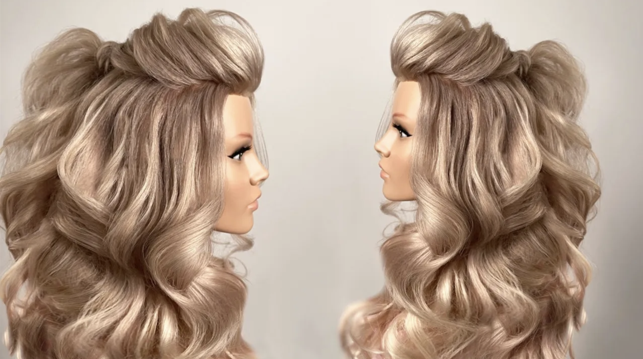 Объемные Локоны и Прическа Мальвинка | Два Способа смотреть онлайн