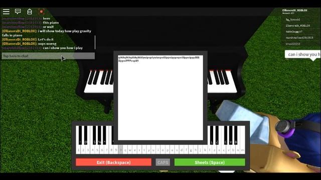 Roblox Piano Notes(Gravity Falls) смотреть онлайн
