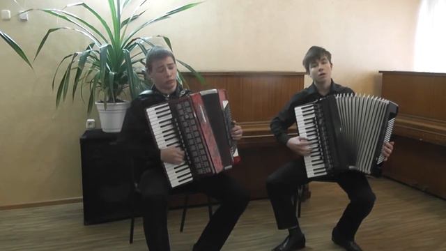Дуэт Железняков К , Романов А , г Ахтубинск - Э Григ Ария из сюиты Хольберга смотреть онлайн