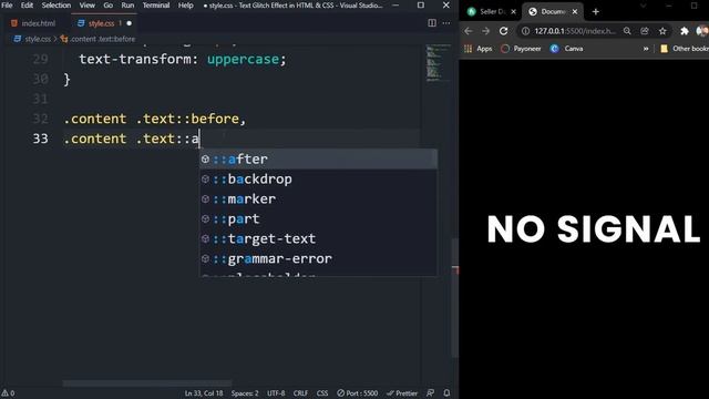 How To Create Text Glitch Effect In HTML CSS Only. Animated Glitch Text Effect With CSS. CSS Projec смотреть онлайн