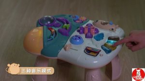 Каталка ходунки самокат для малышей 5в1, развивающий игровой центр, съёмная музыкальная панель