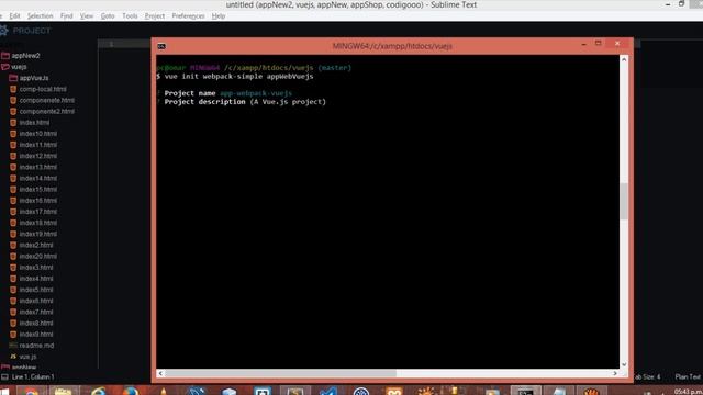 Instalar interfaz de linea de comando Vue-cli y Webpack en Vue js 2 смотреть онлайн