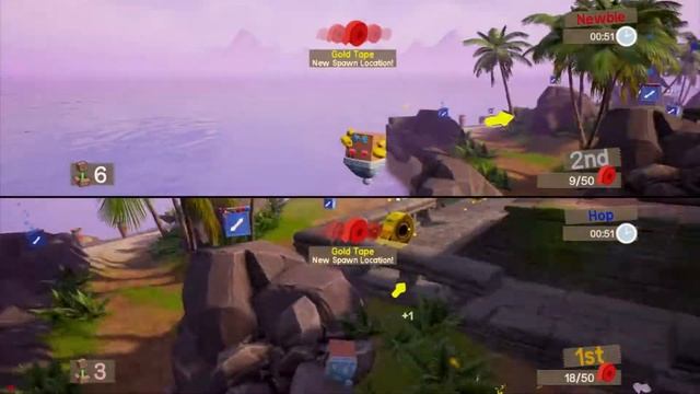 Unbox Newbies Adventure Multiplayer - How to Play Splitscreen [Gameplay] смотреть онлайн