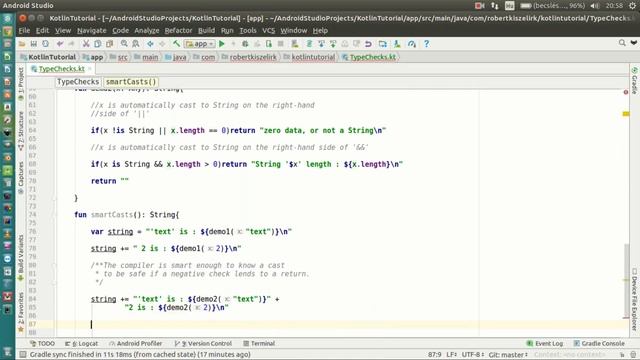 Android Kotlin Tutorial #152 - Type Checks and Casts - Smart Casts смотреть онлайн