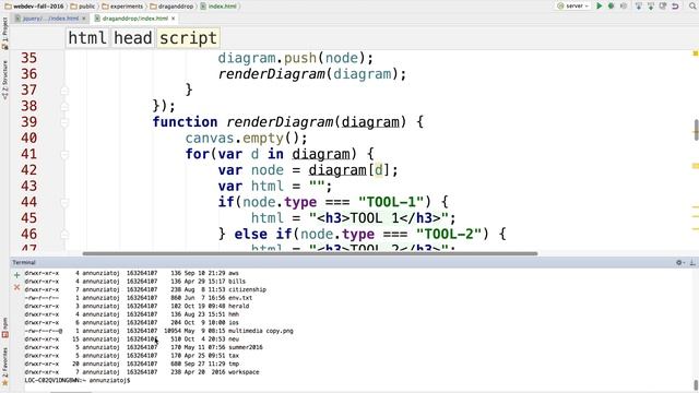 Debugging jQuery Drag and Drop and Sharing on GIT 8/8 смотреть онлайн