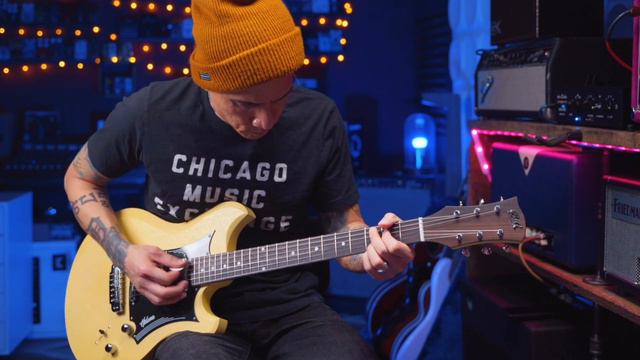 B&G Guitars Helena electric guitar | Single Coil Lipstick Pickups смотреть онлайн