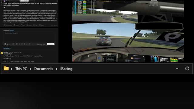Quest 2 iRacing VR Framerate Possible Huge Boost? смотреть онлайн