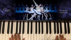 Чайковский Тема из балета ЛЕБЕДИНОЕ ОЗЕРО на пианино. Tchaikovsky SWAN LAKE
